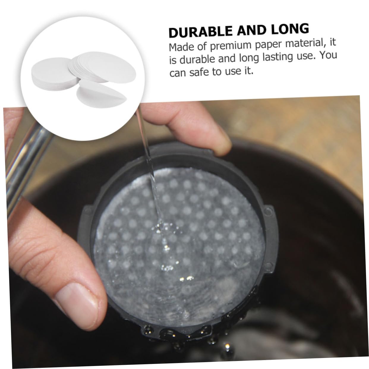 BELLIFFY 100pcs Qualitative Filter Sheets Lab Filters for Water Absorption Experiments