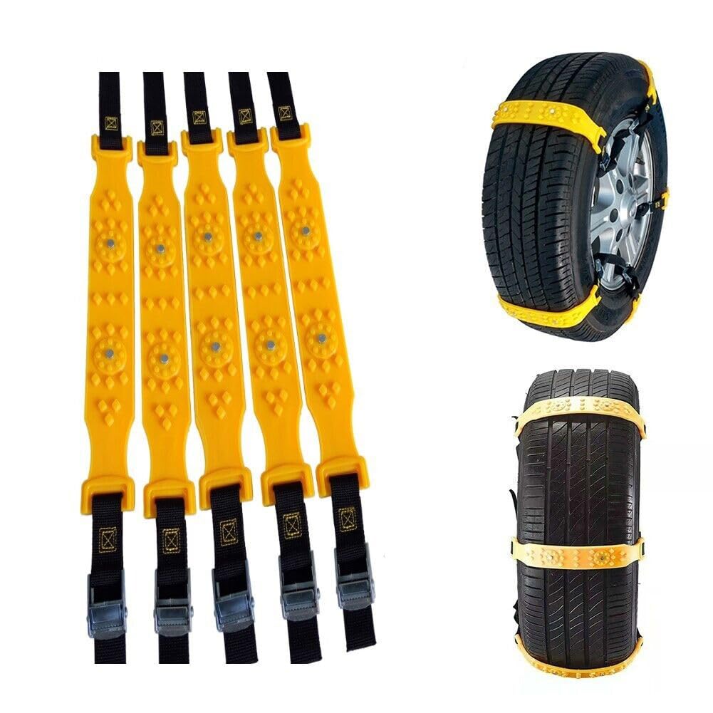 Cadenas Coche Nieve Cadena antideslizante for neumáticos de invierno de coche, cadena antideslizante, Cable de rueda, cadena de nieve for coche, SUV, furgoneta, rueda de emergencia al aire libre, 5/10