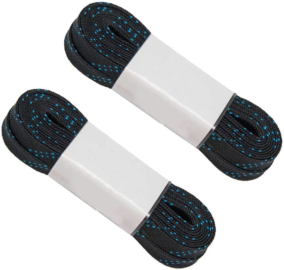 IMIKEYA Professional Ice Hockey Skate Laces Waxed Shoelaces, Anti