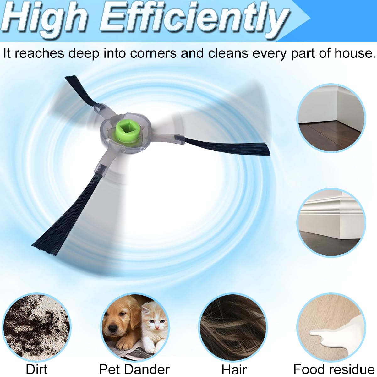 ABRW-brosses Principales Et Latérales Couvercle De Brosse Principale