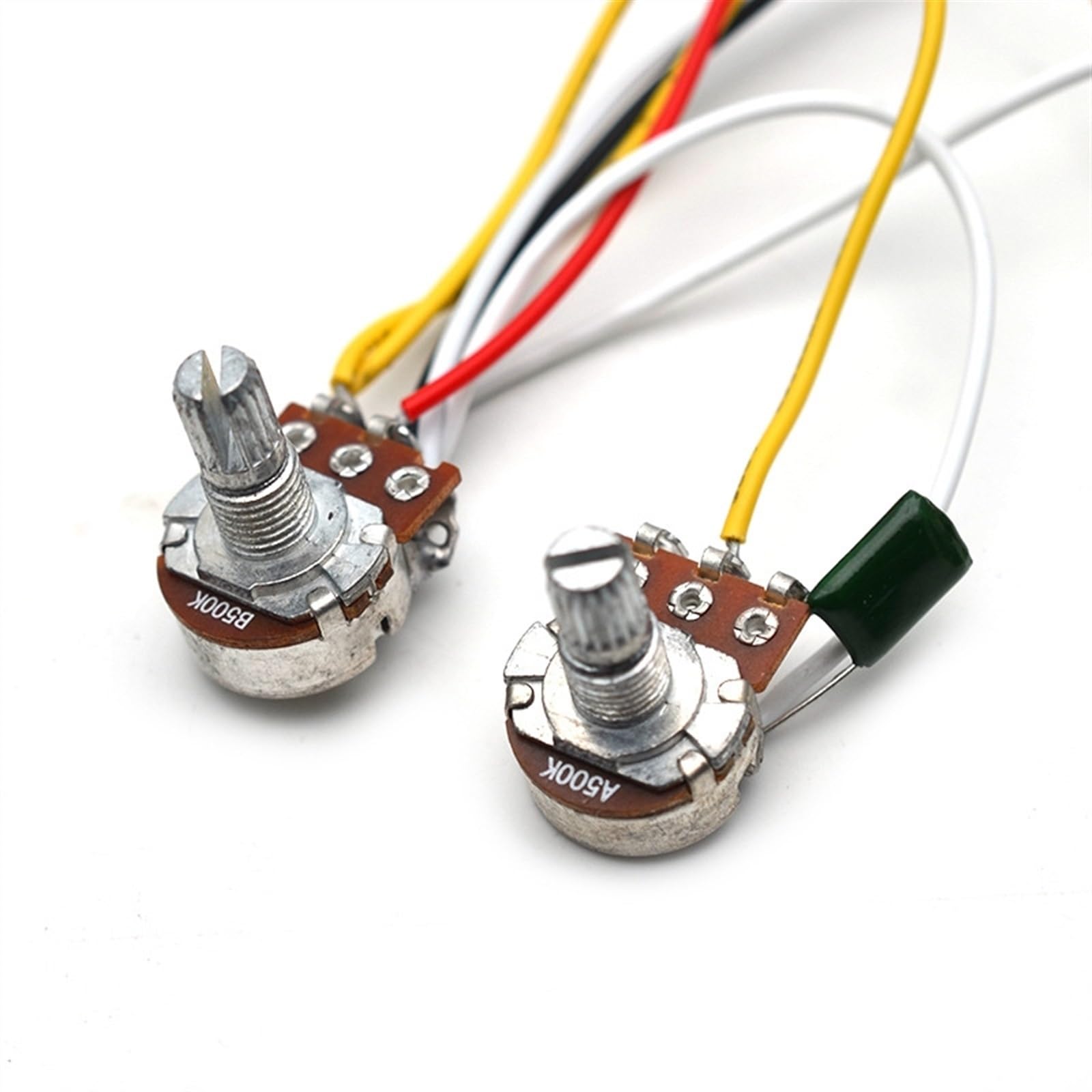 Przetwornik Gitary Elektrycznej Kompletny Zestaw Obwodów Z Potencjometrem Przetwornika ST Zintegrowany Układ Gitary Elektrycznej Czarny(White)