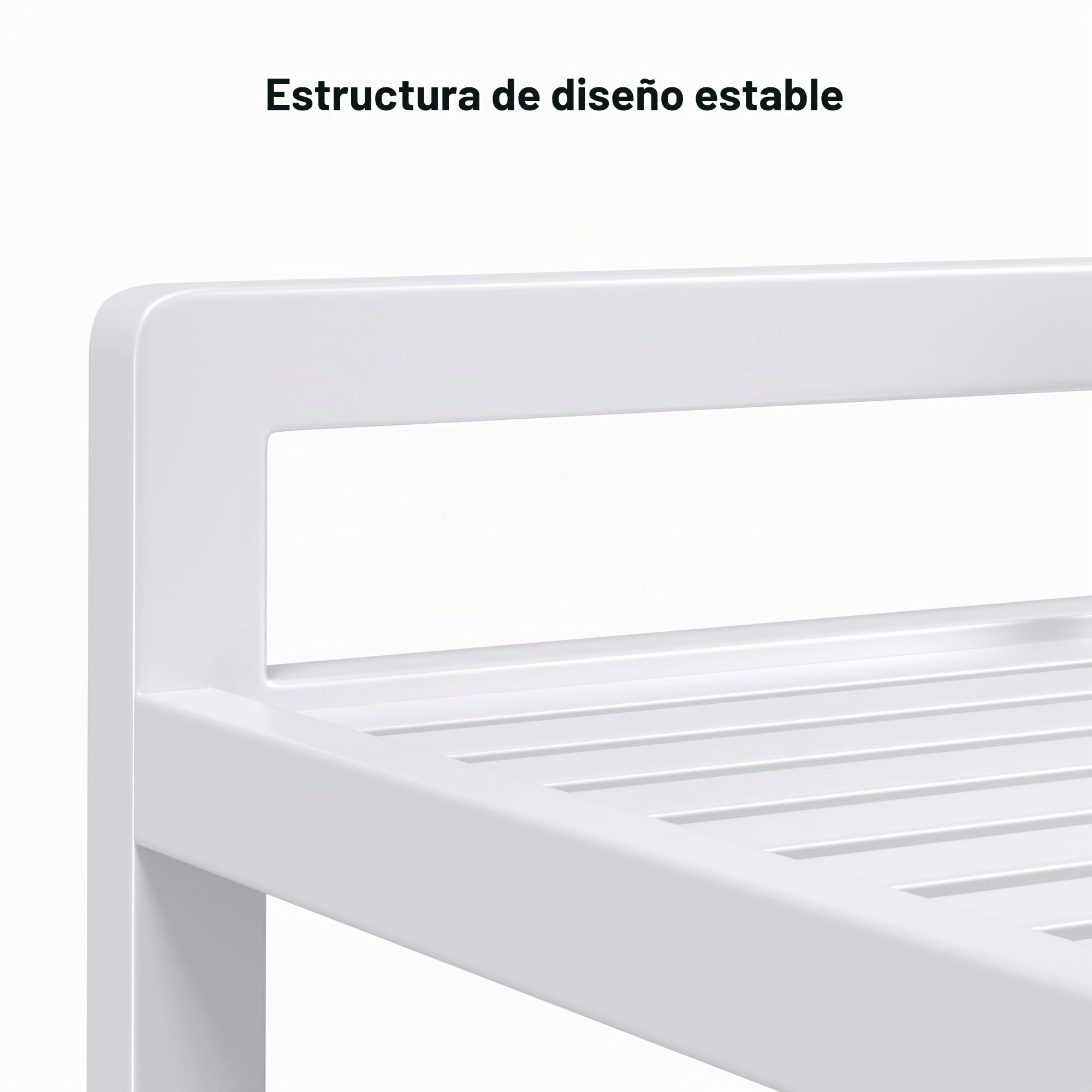 Estante para Inodoro, Estante de Baño de 3 Niveles, Estante de Almacenamiento para Baño, Estante para Lavadora, Estantes Ajustables, 26x63x170 cm (Blanco)