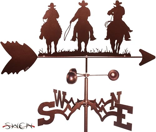 SWEN Products Veleta occidental de tres vaqueros hecha a mano Nuevo