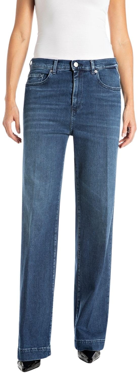 Replay Women's Wb521 Jeans, 007 Dark Blue, 29W x 30L