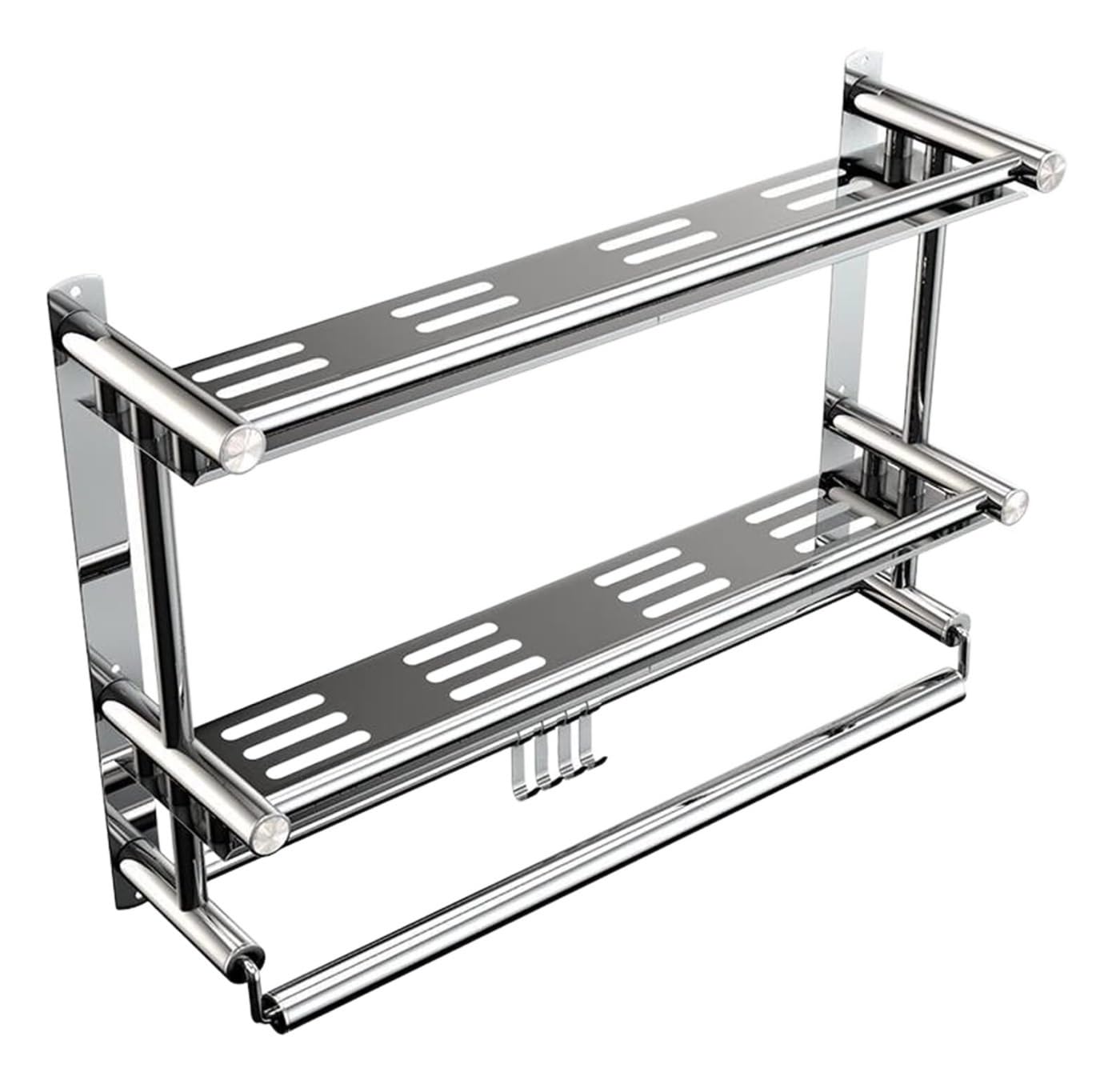 Bathroom Shelf Shower Caddy Shower Shelves Stainless Steel Shower Caddy Shelf No Drilling Bathroom Storage With Hooks And
