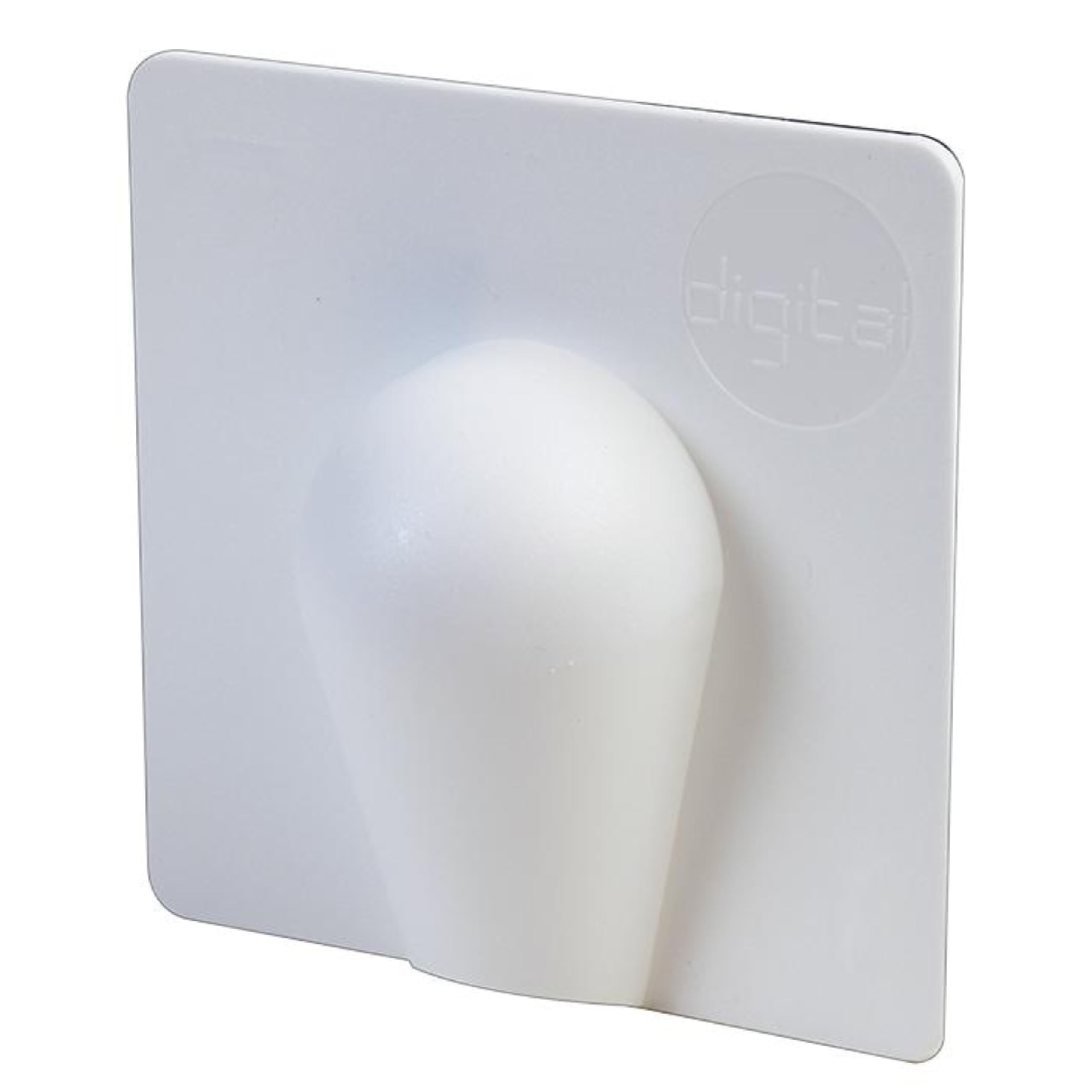 Inbrackets White External Brick Burst Buster Plate - Cable Wall Entry Tidy Cover Satellite Coaxial Aerial (4, )