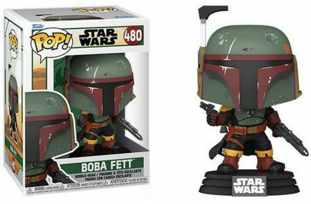 Amazon.com: POP Star Wars: Book of Boba Fett - Boba Fett Funko
