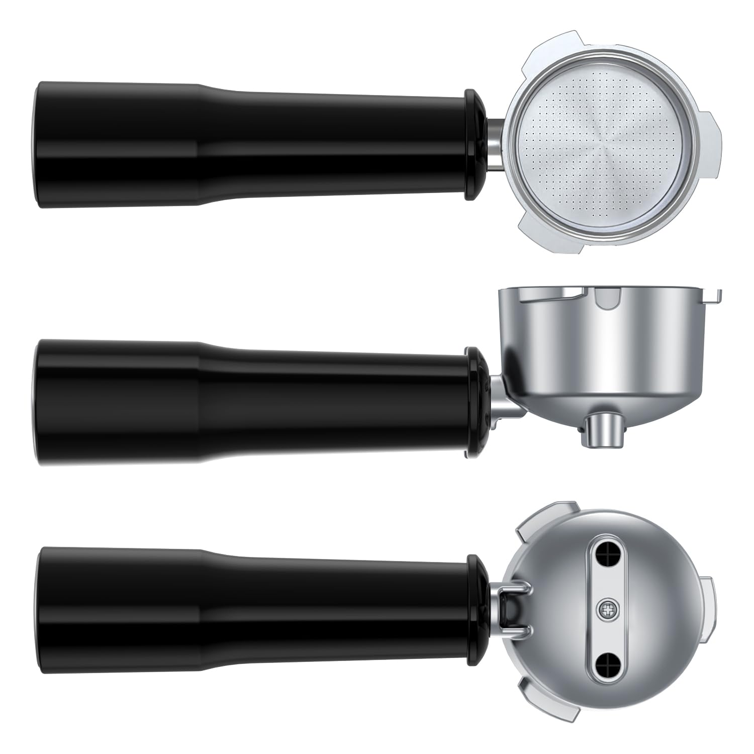 Filtro de 2 tazas compatible con/pieza de repuesto para WMF FS-1000050840 Lumero Portafiltros Máquina de café espresso