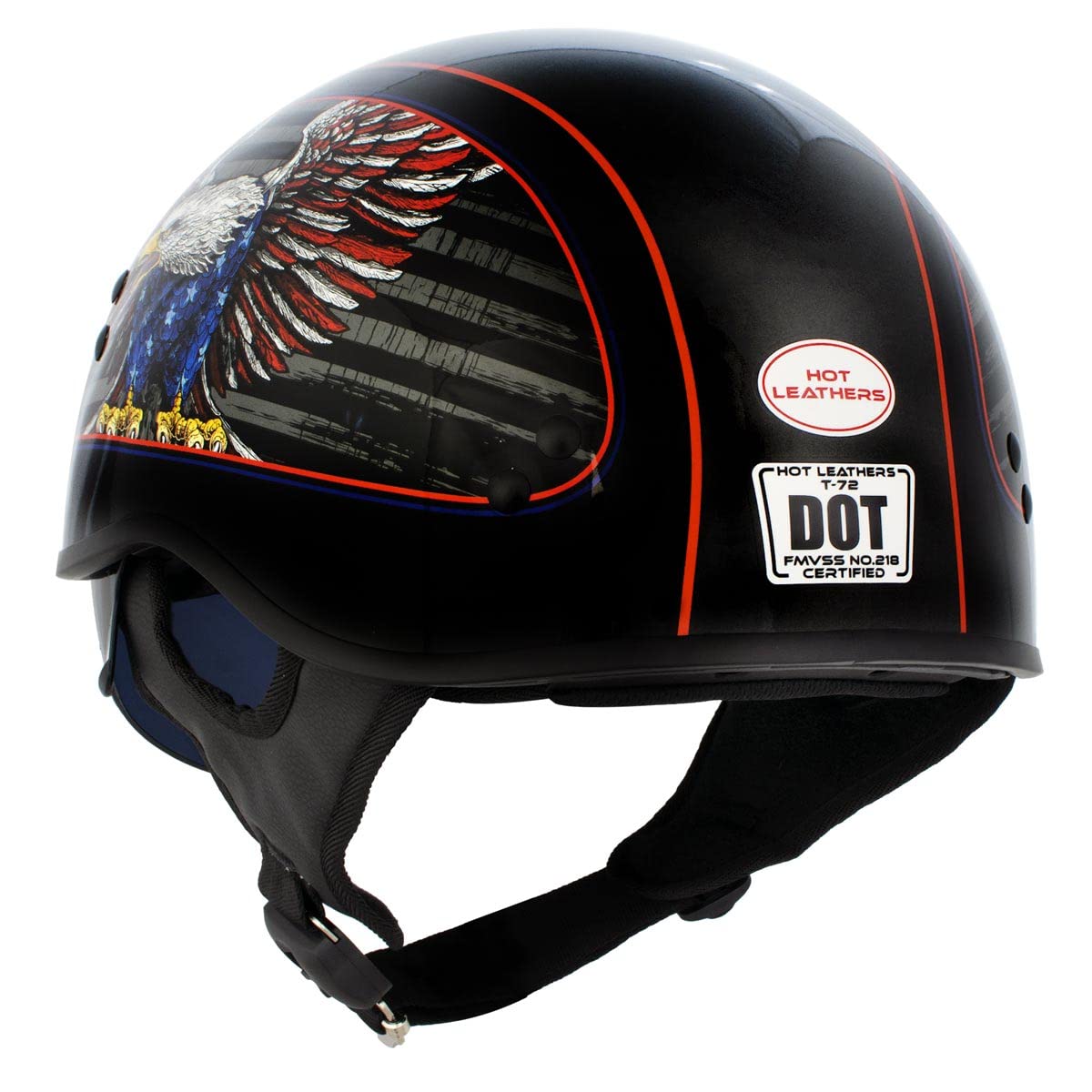 Amazon.com: Hot Leathers: Motorcycle Helmets