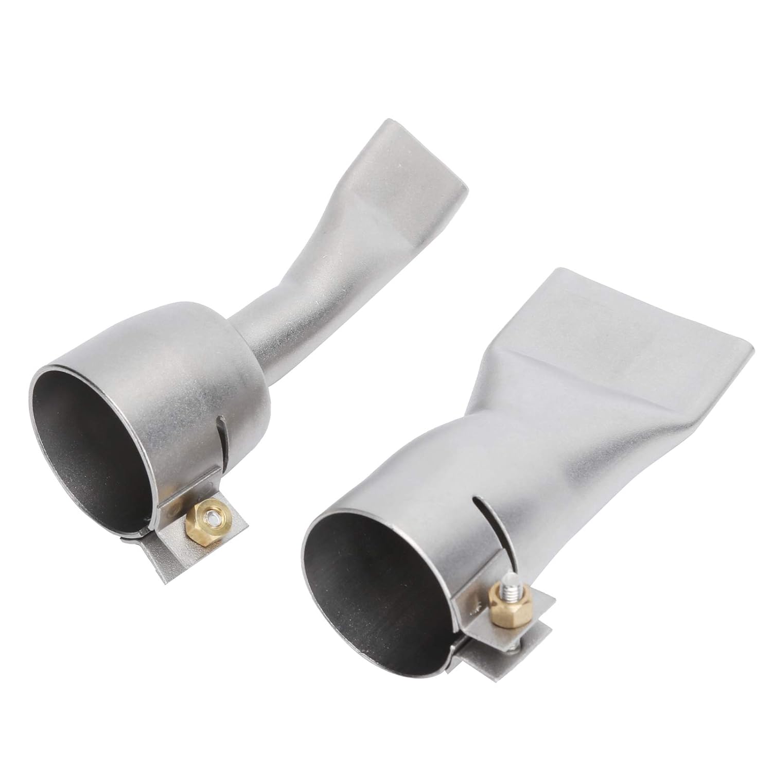 2Pcs Welding Gun Flat Nozzle 20mm Small 40mm Large Tip for Welder Tool Stainless Steel Hot Air Heat