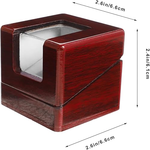 Miniatura 3 de BESPORTBLE Caja de exhibición del anillo del campeonato, caja de exhibición del anillo de madera, exhibición del anillo único, caja del caso,