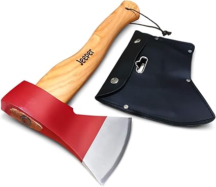 Amazon Co Jp Jeeper 斧 キャンプ用品 薪割り手斧 38cm 焚き火台 Ft 958 Diy 工具 ガーデン