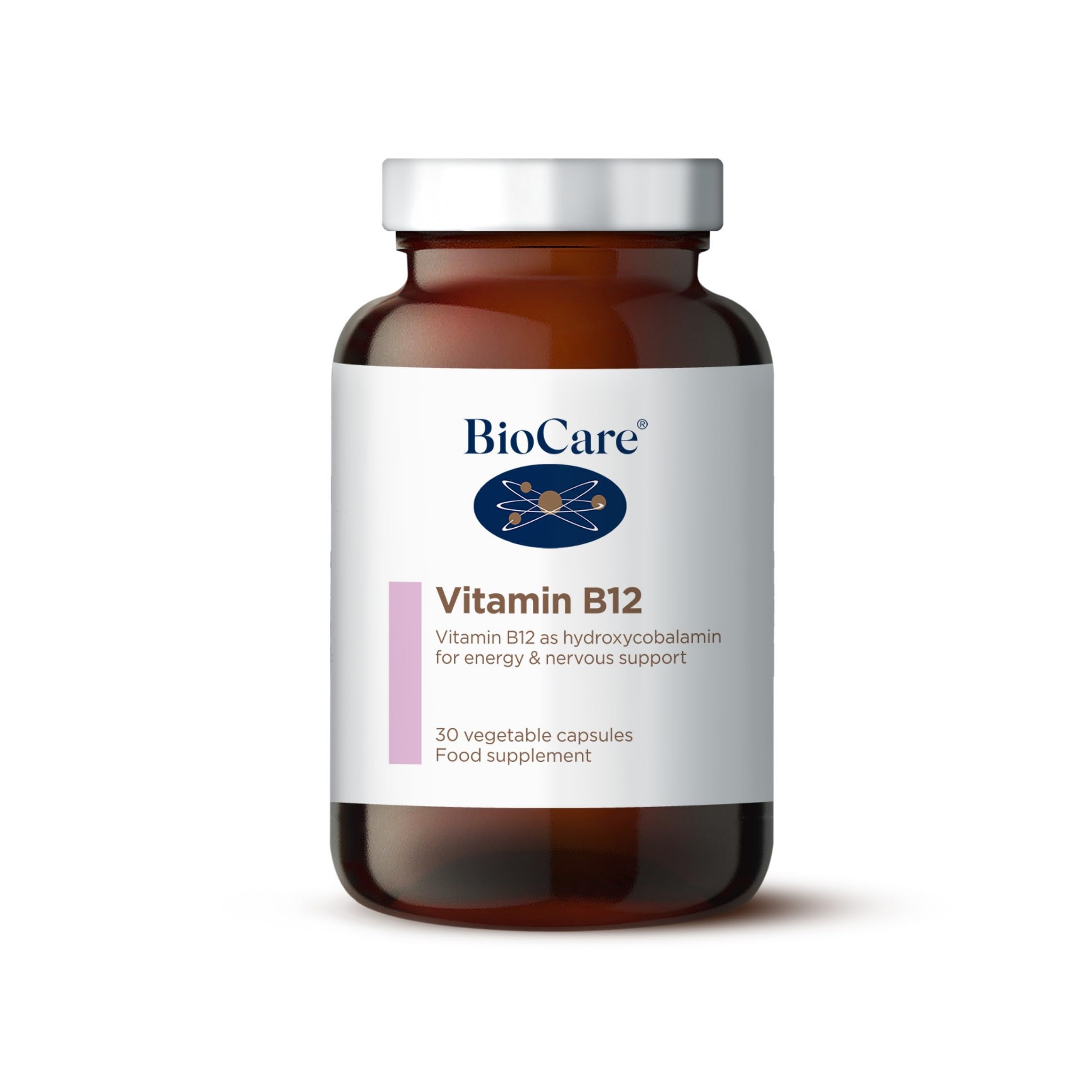 BioCare Vitamin B12, 30 Vegetable Capsules