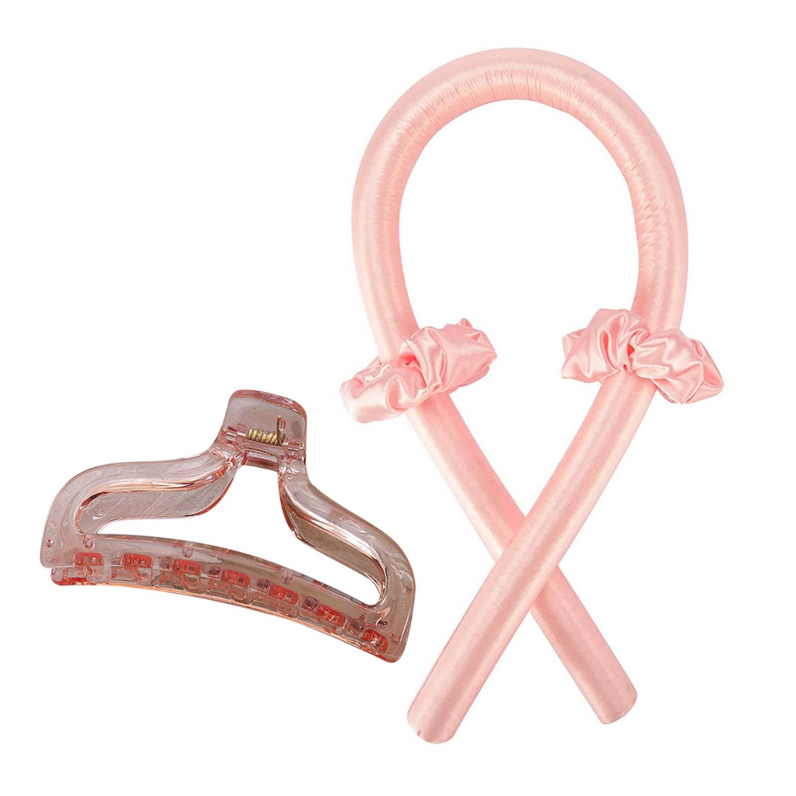 Fawoonu Hair Curlers Set for Long Hair Overnight Curlers No Heat Including Curler Hair Ties Hair Clip Headband Hair Rollers Curling Rods for Nice Curls Natural Hair Styling