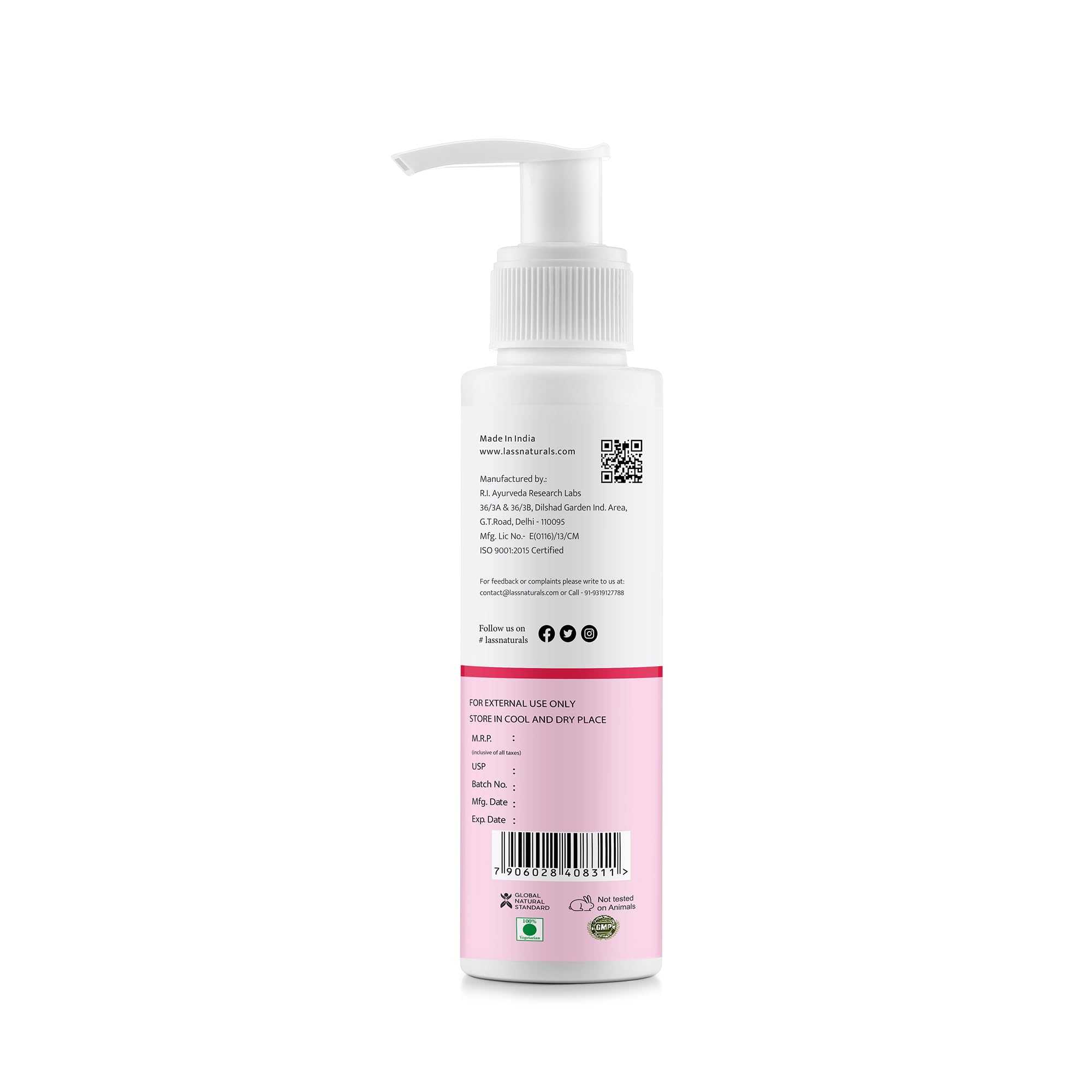 Lass Natural Cleansing Milk For Deep Pore Cleansing - Image 2 thumbnail