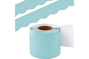 Solid Bulletin Board Borders in Light Turquoise