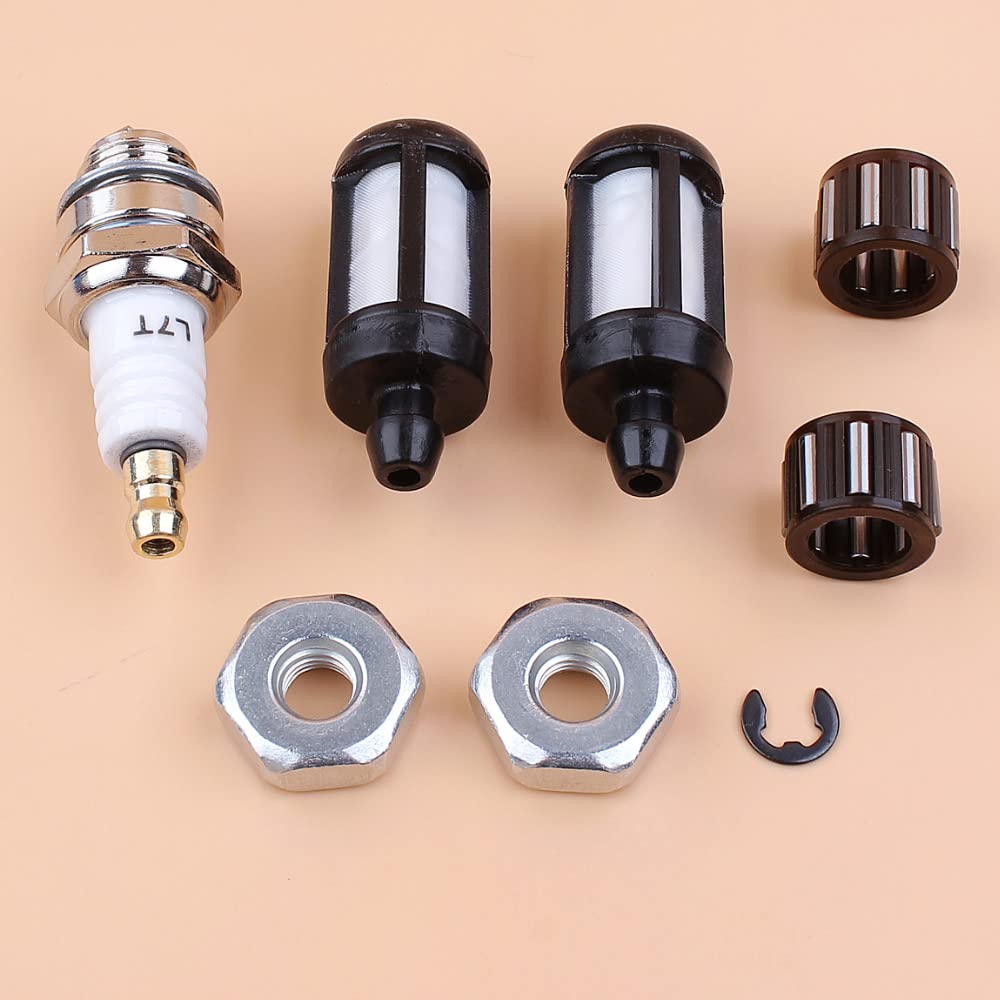 Kit de Ajuste de Tuercas de Barra de cojinete de Agujas de Embrague de pistón, Compatible con Motosierra de Gasolina 066 MS660 MS640 064 MS 660 640.