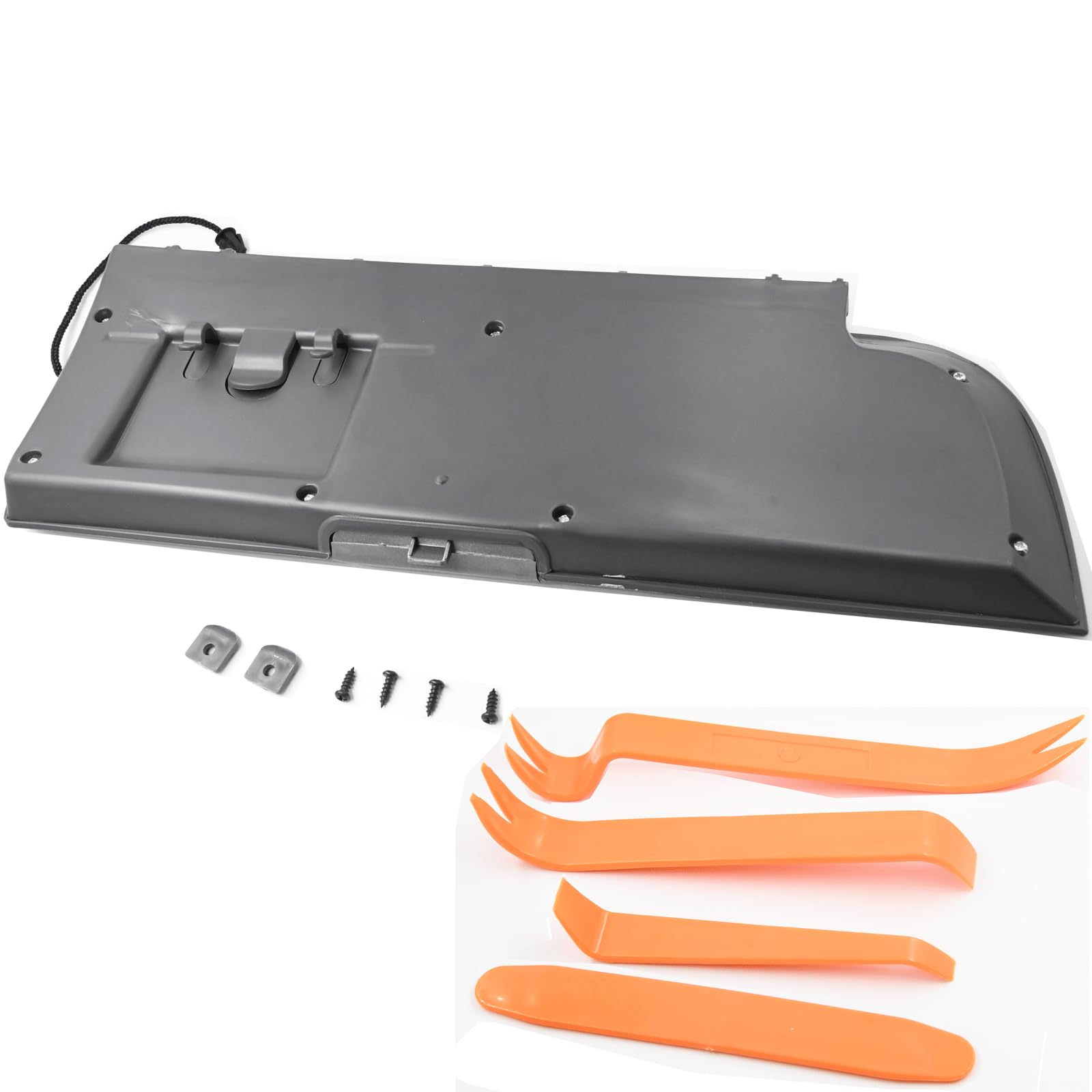 Estrattore Maniglia Coperchio Vano Portaoggetti In ABS Nero, Ricambio Per Citroën C4 (2004-2010), C Triomphe, C Quatre E Pallas - 3