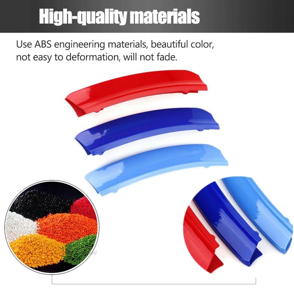 Exact Fit M Colored Grille Insert Trims Compatible With Bmw