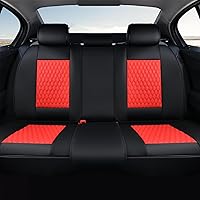 Vista 16 de Coverado Juego completo de fundas de asiento de automóvil, fundas de asiento de piel de napa para automóvil, protector de asiento de automóvil