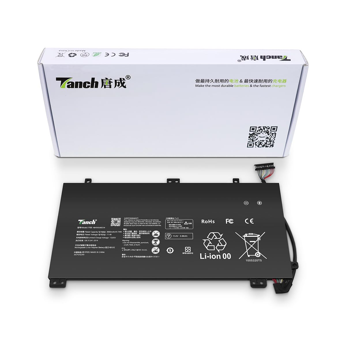 Amazon.com: Tanch Genuine HB4593J6ECW 3ICP5/62/81 Laptop Battery