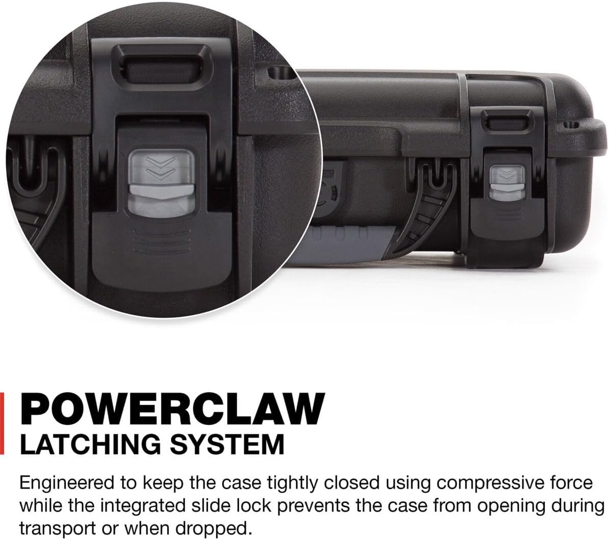 NANUK 909 Waterproof Hard Case with Foam Insert for GoPro Hero 9 & 10 - Black,909-GOPH91