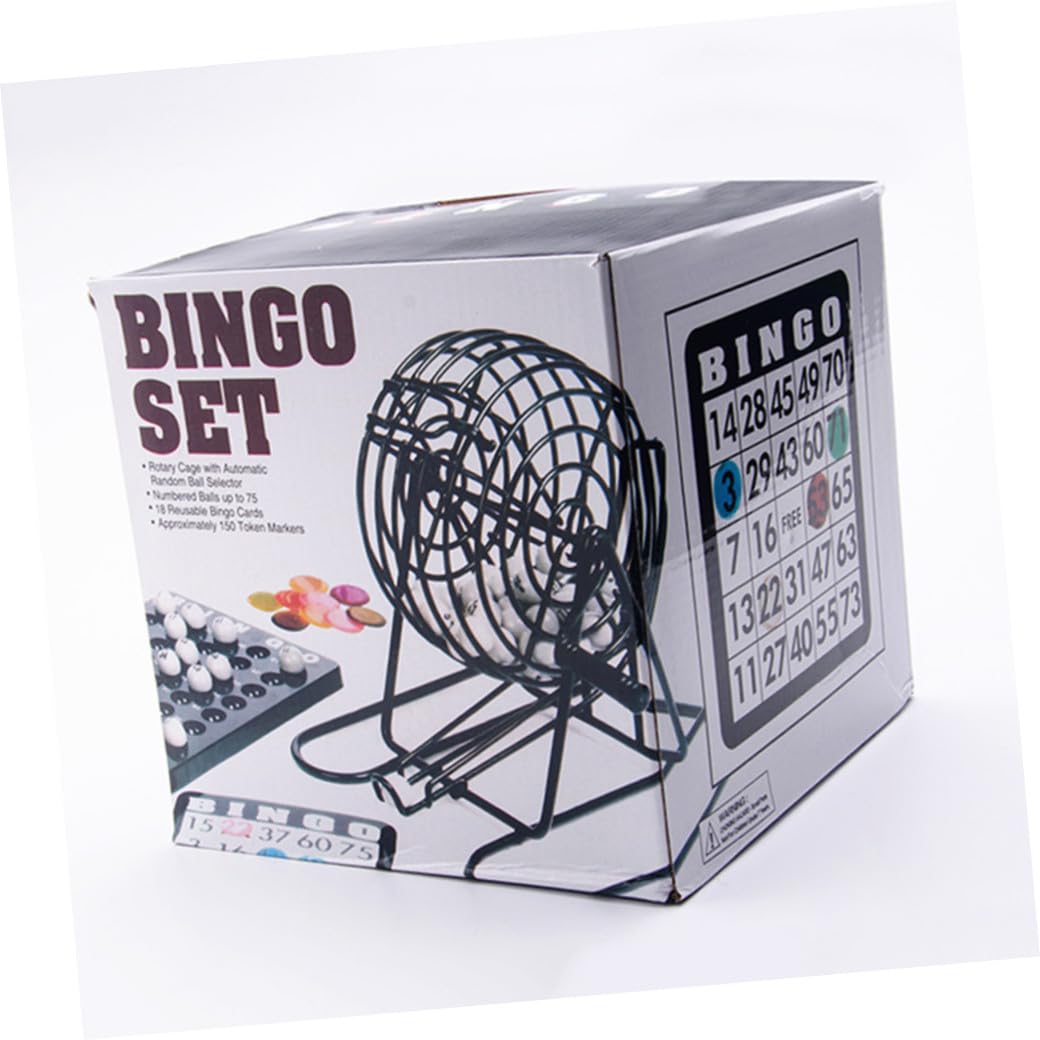 Machine à Jeux de Bingo Jouet Familiale en Fer Noir