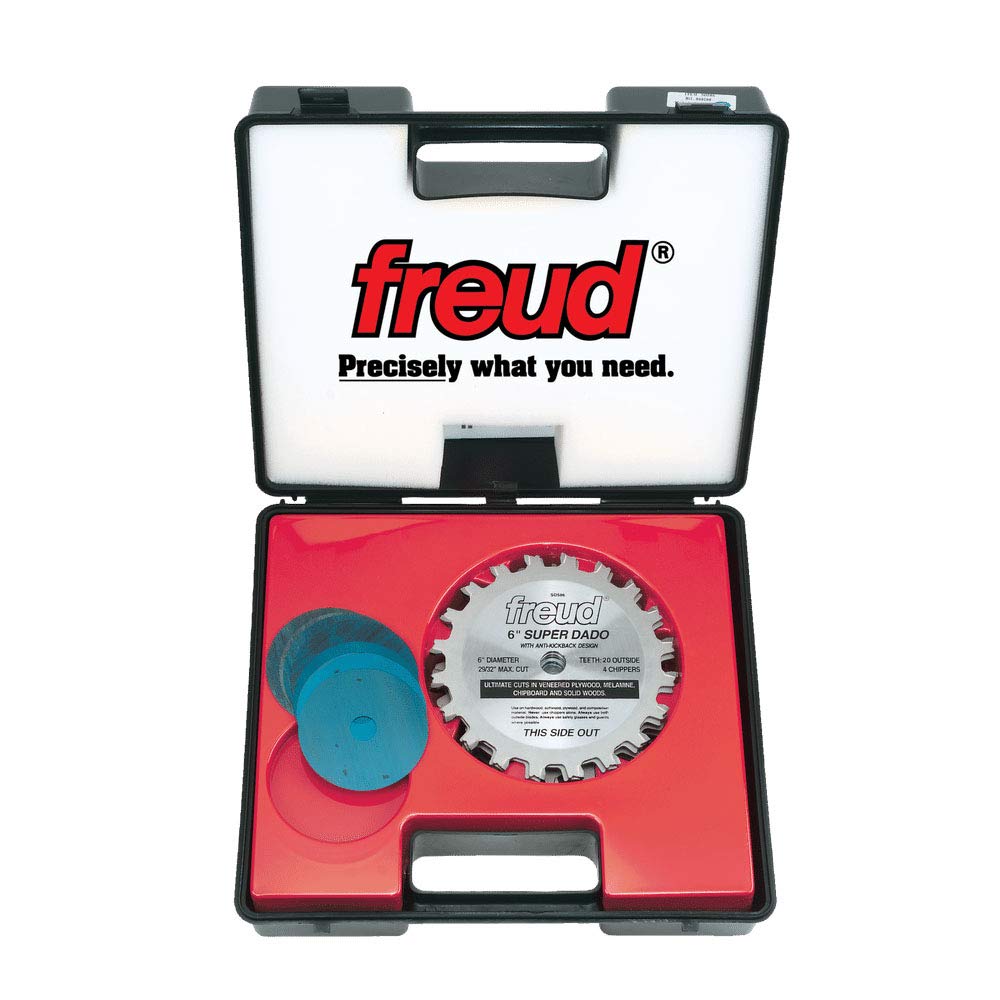 Freud SD506 6" Super Dado Sets, Multi, One Size