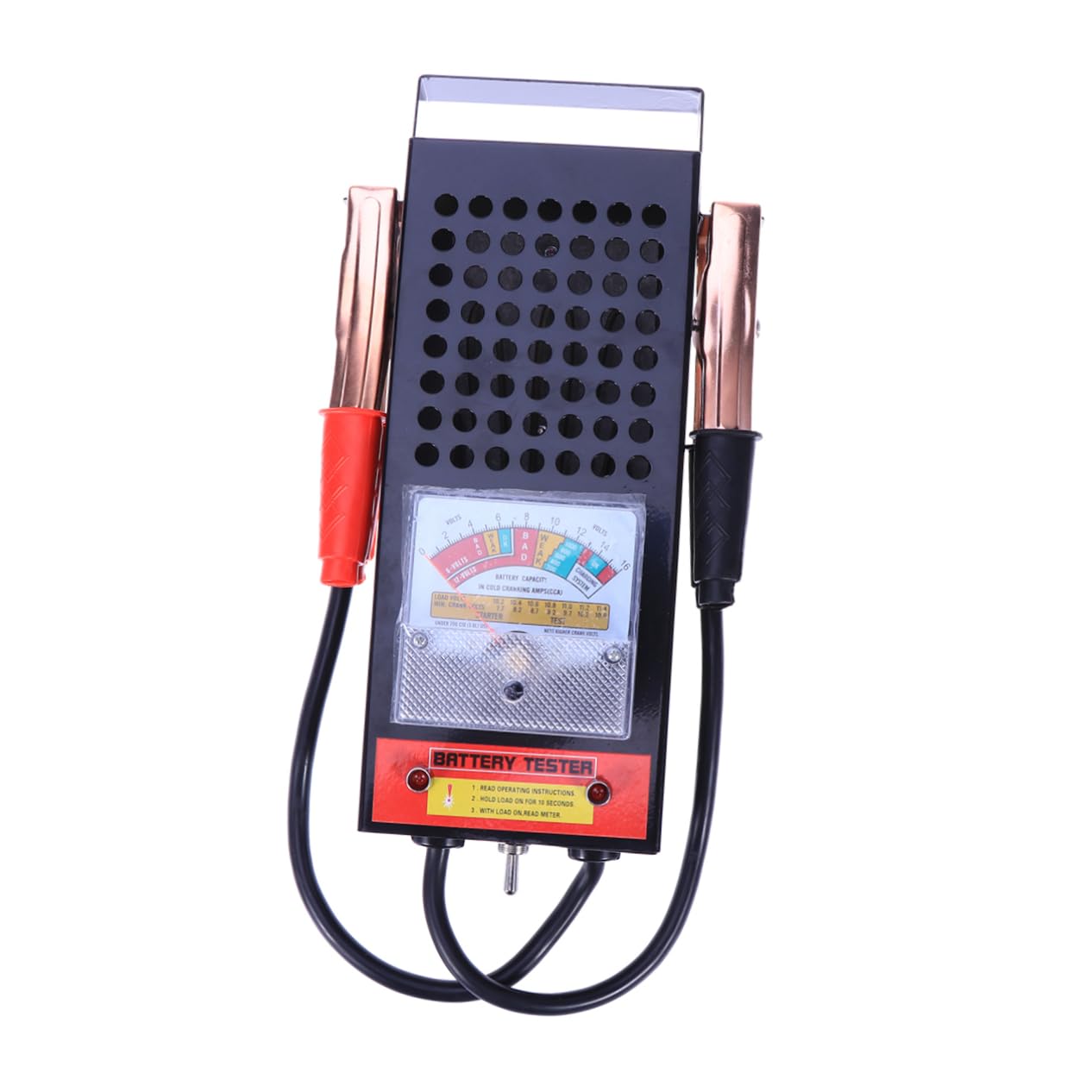 Testeur de Batterie 6-12v 100 Ampères pour Voiture, Diagnostic