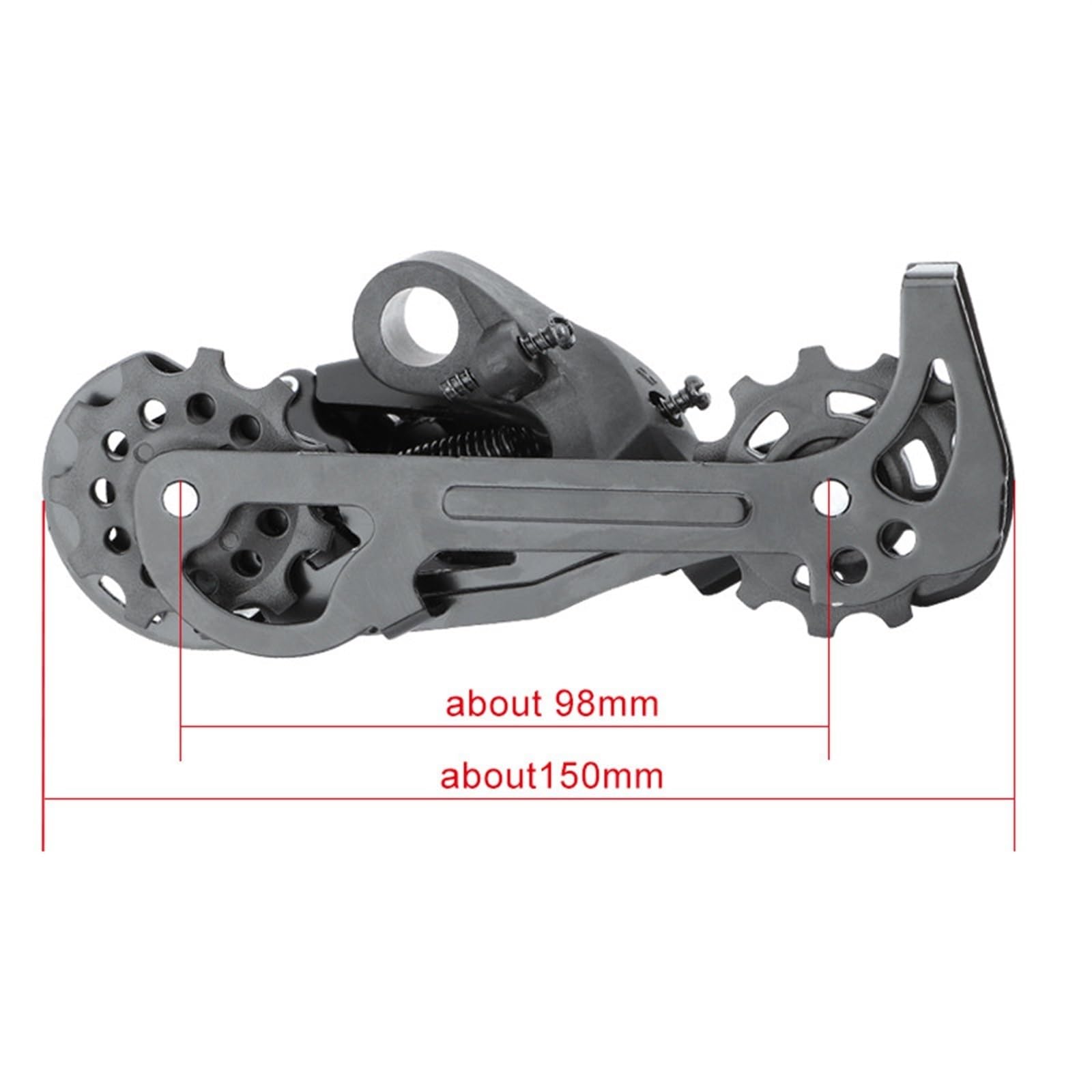 Derailleur，Rear Derailleur Dérailleur arrière de vélo VTT 7/8/9/10/11 Vitesses, dérailleur arrière de Route Compatible avec Les pièces de Cyclisme 7/8/9/10S