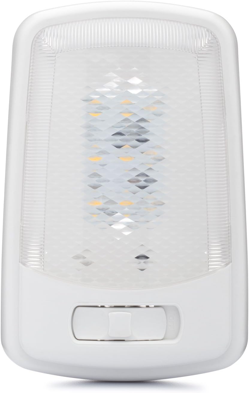 Lumitronics Designer LED RV Ceiling Dome Light Replacement 12V Lighting Fixture for RVs, Motorhomes, Campers, 5th Wheels, Trailers