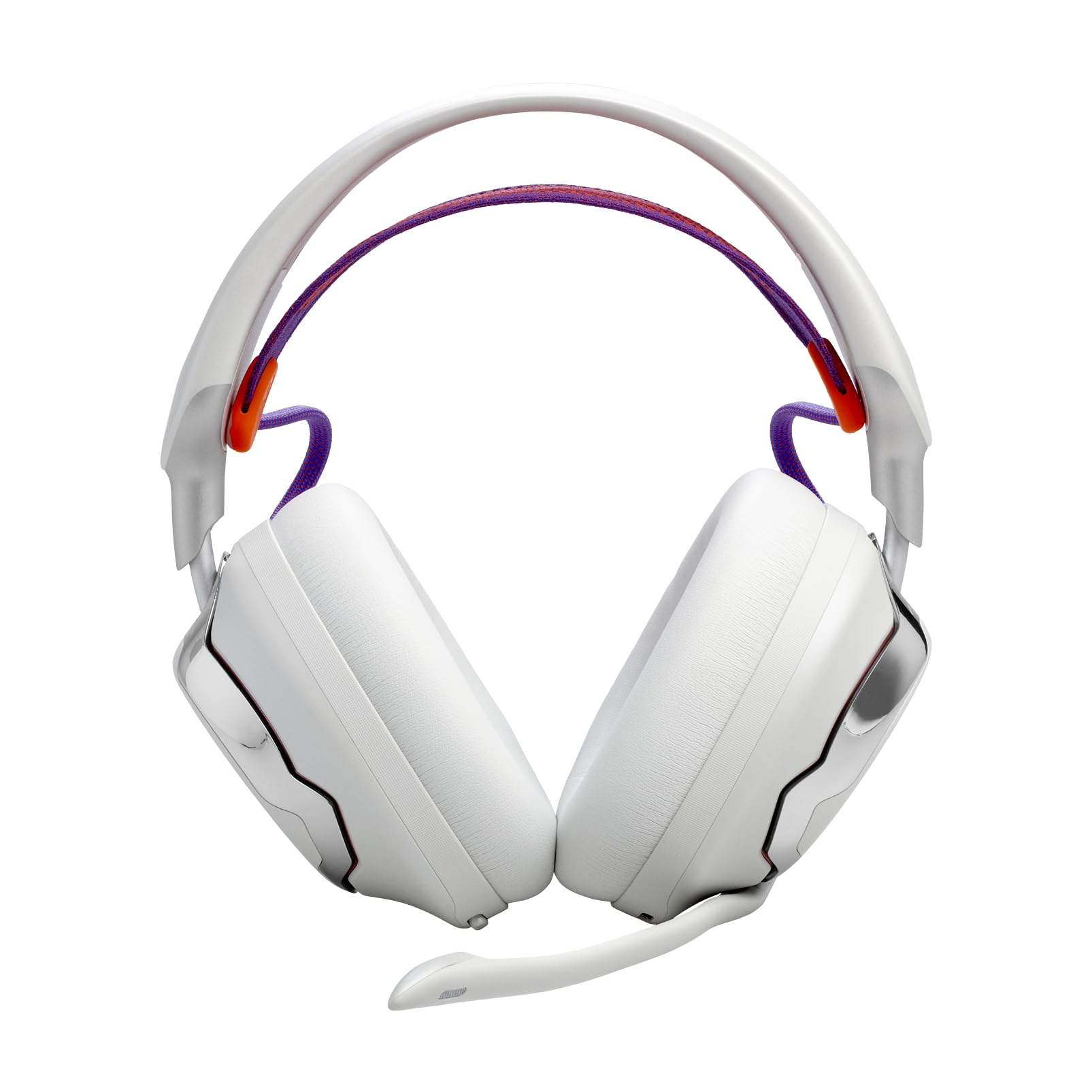 JBL Quantum 950, Auriculares Inalámbricos Multiplataforma Bluetooth, Blanco | Para Gaming, JBL Quantum Spatial Sound, Seguimiento de Cabeza, Micrófono con Cancelación de Ruido, USB-C, 50h de Autonomía