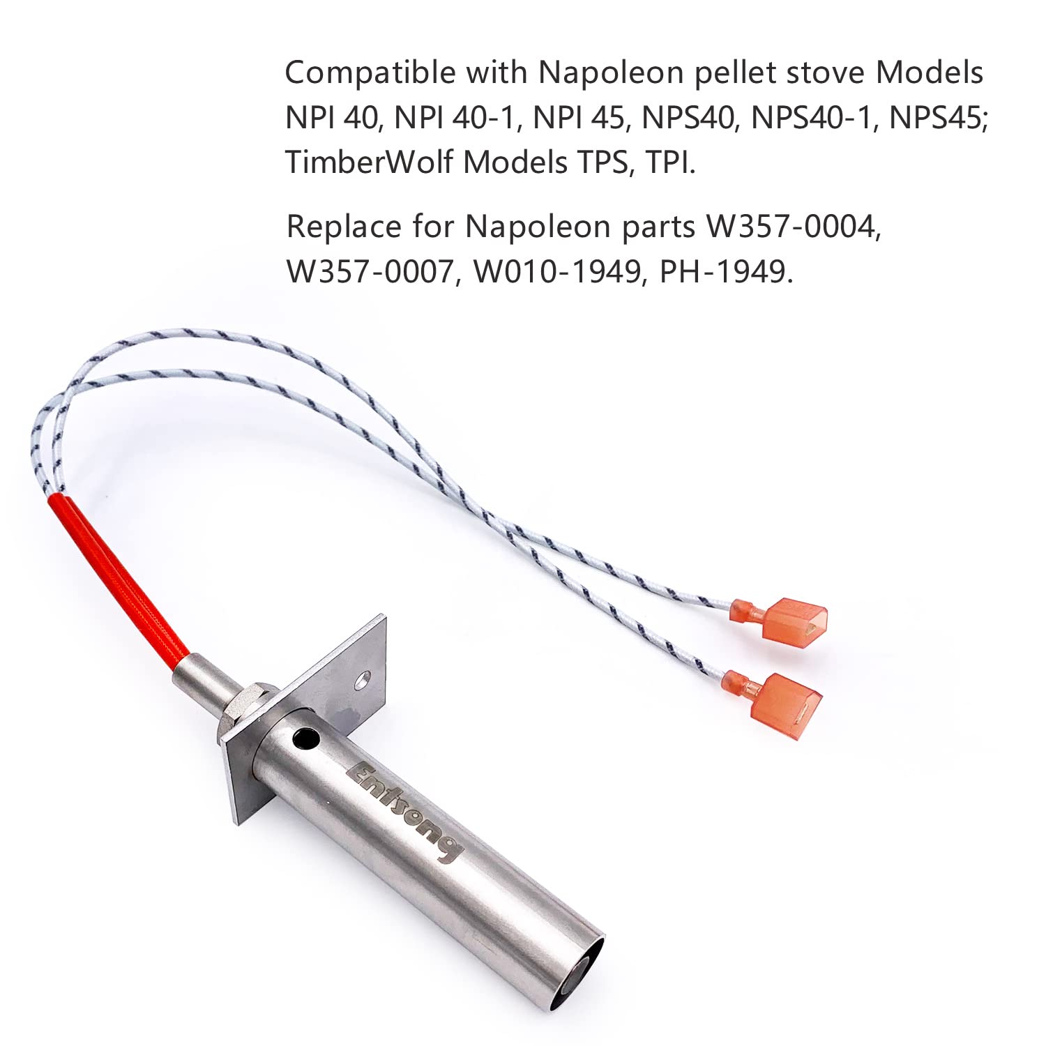 Amazon.com: Replacement for Napoleon u0026 Timberwolf Igniter with Housing  Assembly W010-1949, Replaces Part W357-0007 for Napoleon Pellet Stove  Ignitor : Patio, Lawn u0026 Garden