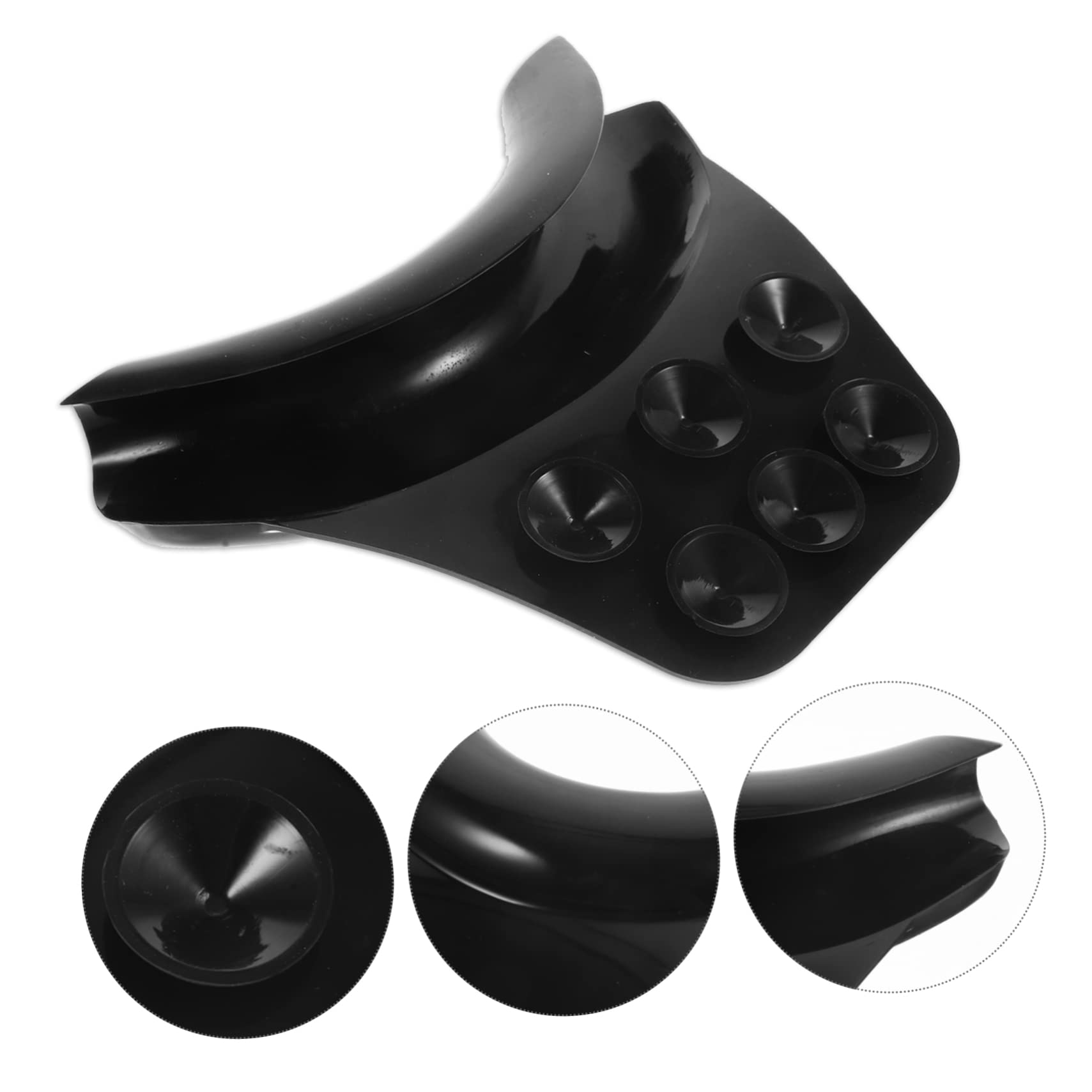 Healeved 3pièces Coussin De Cervical Silicone avec Ventouses pour Salon De Coiffure Support Ergonomique pour Lavage De Cheveux Compatible Plupart Bacs à Shampooing Réutilisable Et