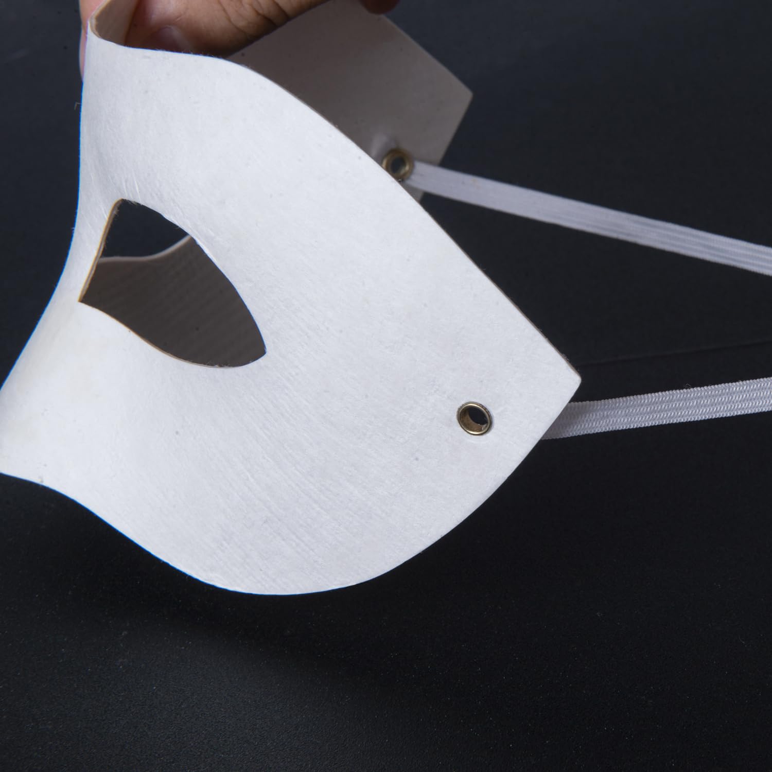 Snapklik.com : 3 Pack Paper Mache Masks,White DIY Masquerade Masks ...