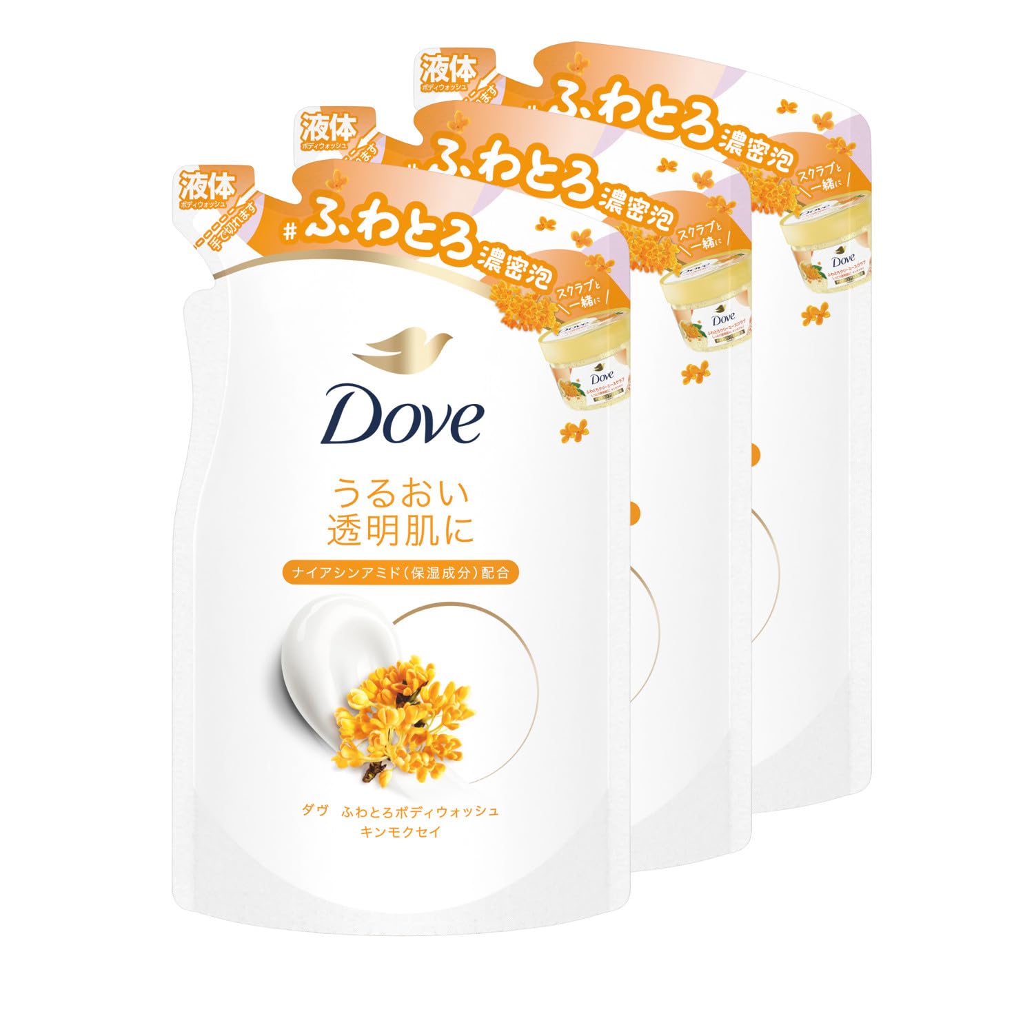 Amazon | Dove(ダヴ) ボディソープ ふわとろボディウォッシュ