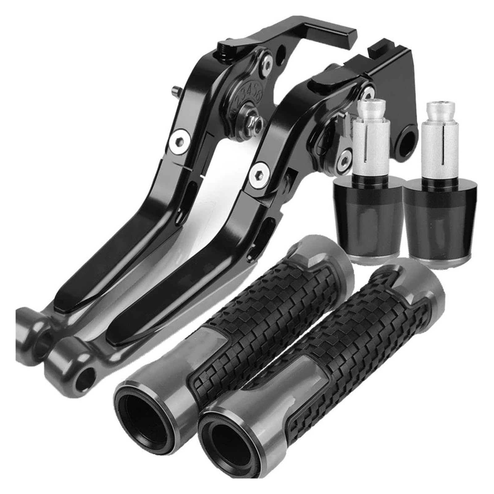 VSESTCDPB for CBR125R CB125R CBR150R CBR250R CBR250RR 2011-2018 2017 2016 2015 Motorcycle Brake Clutch Levers Handlebar Grips Ends Motorcycle Brake Clutch(G)