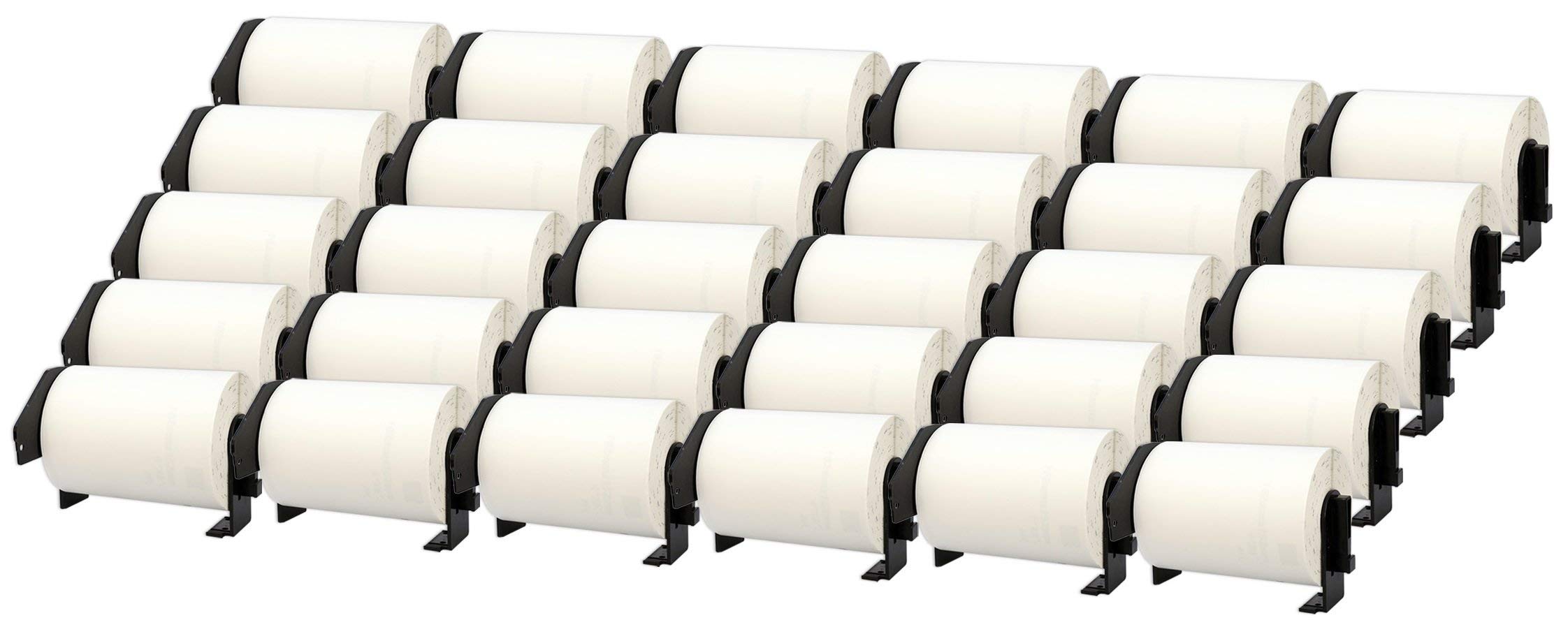 30 x DK-11241 102 x 152 mm kompatybilne rolki etykiet wysyłkowych (200 etykiet na rolkę) do drukarek etykiet P-Touch QL-1050, QL-1050N, QL-1060N, QL-1100, QL-1110NWB