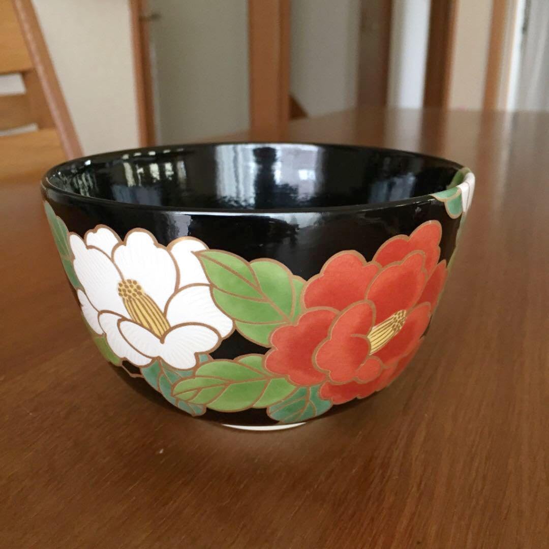 茶道具 椿花絵 茶碗 茶道具 椿花絵 茶碗 茶道具 椿花絵 茶碗