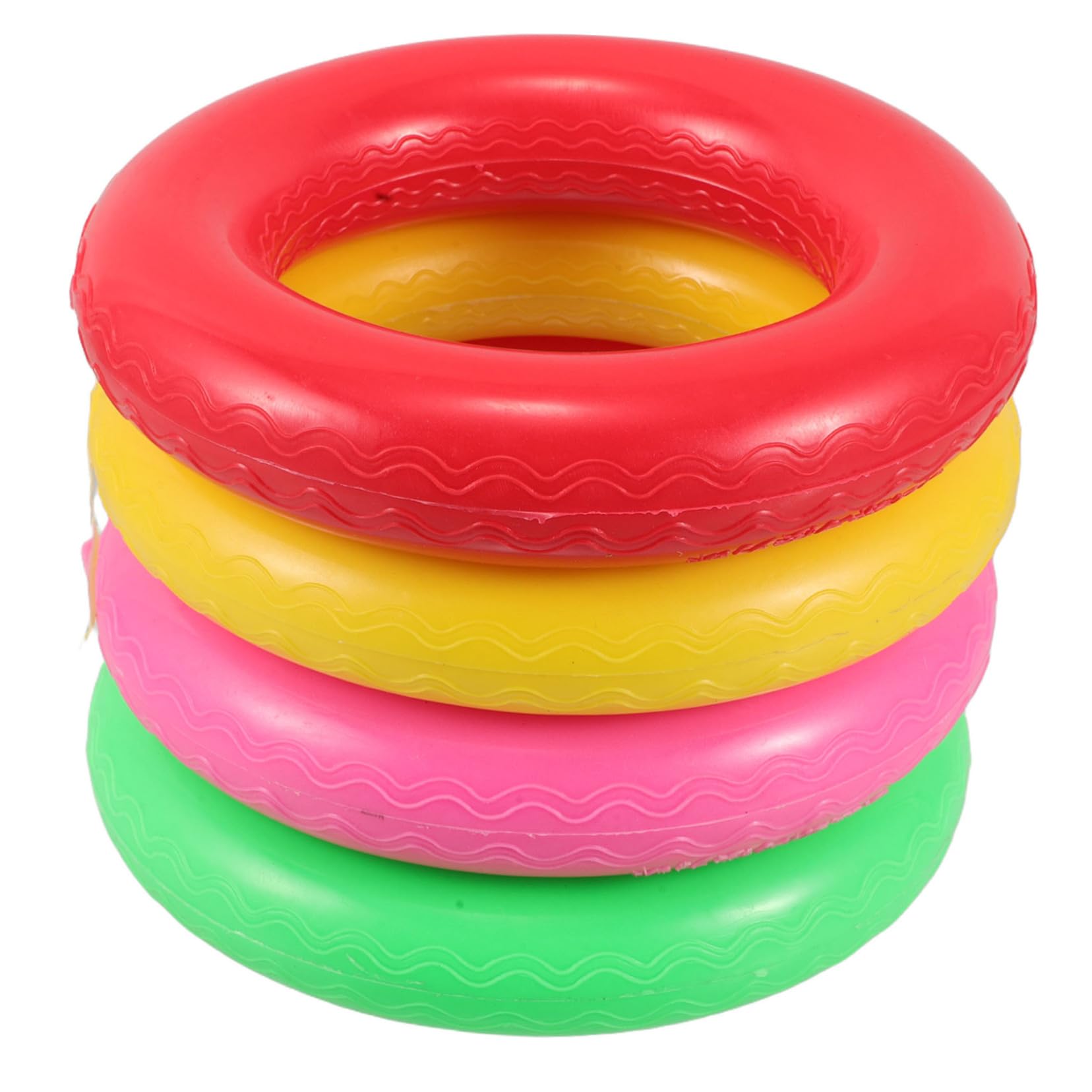 Juguete de Anillo Colorido 4 Piezas de Látex para Niños