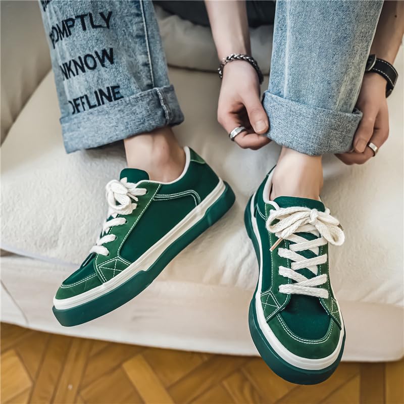 Men's Casual Lace-Up Fashion Sneakers Oxford Comfortable Walking Shoes Comfortable and Fashionable Versatile Casual Shoes Size 6.5-104