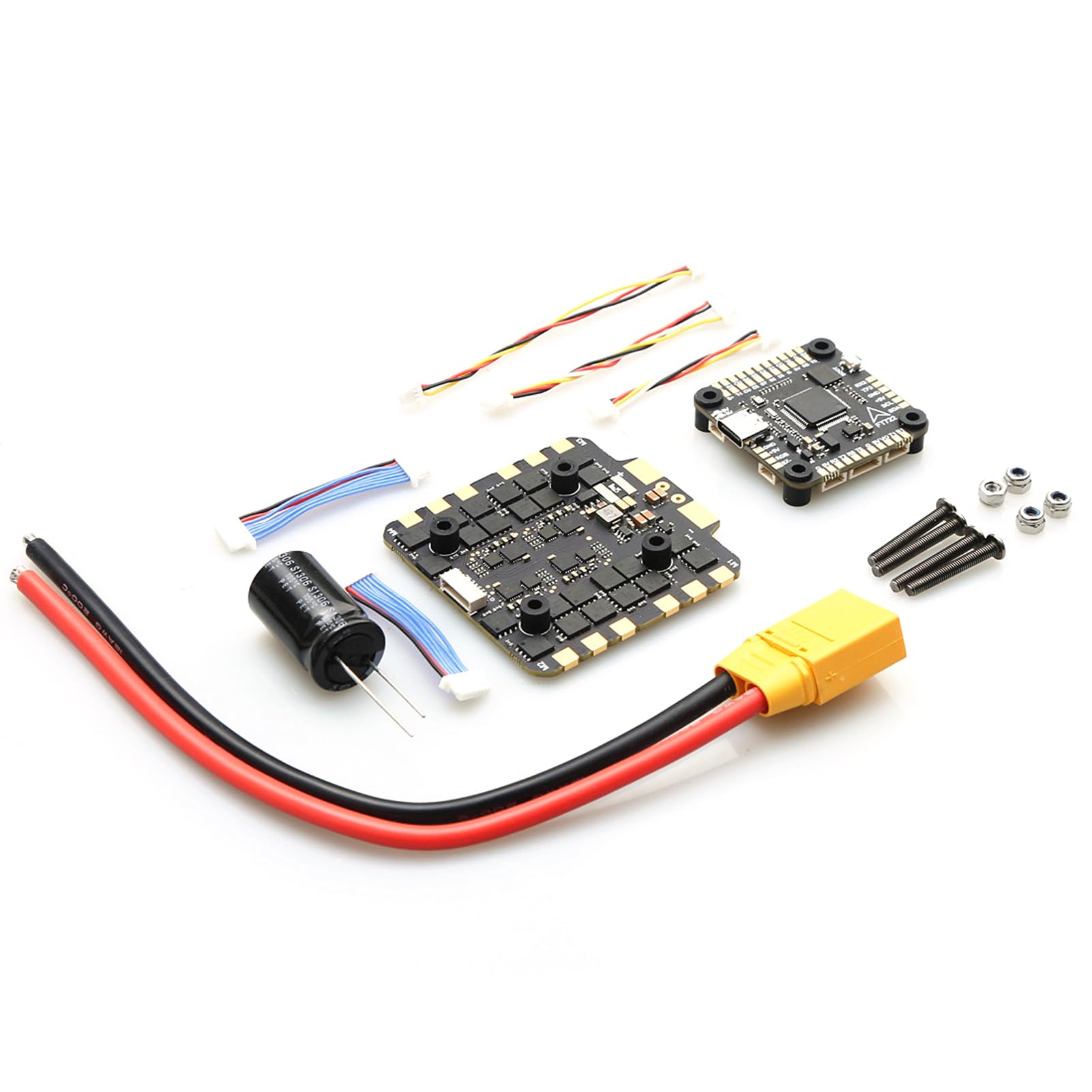 RiToEasysports Kontroler Lotu F722 z 80A 4w1 ESC STM32F722RET6 3 do 8S LiPo 16MB Blackbox Podwójny BEC 5V 10V dla FPV Freestyle Racing Zdalnie Sterowany Quadcopter (BLACK #-3)