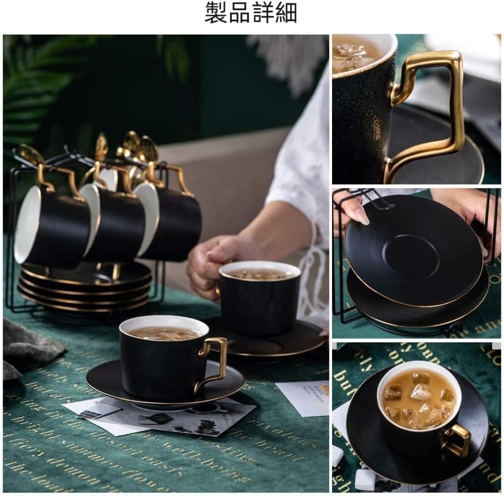 Amazon|カップマット磁器コーヒーカップソーサーとスプーン付き Amazon|カップマット磁器コーヒーカップソーサーとスプーン付き