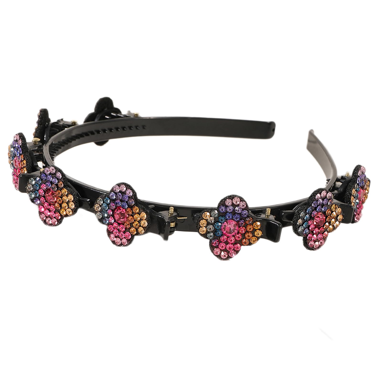 Fentency Hairbands Boutique Hair Clips Sparkling Decorations for Braided Hairstyle Styling Sectioning Delicate Glinting