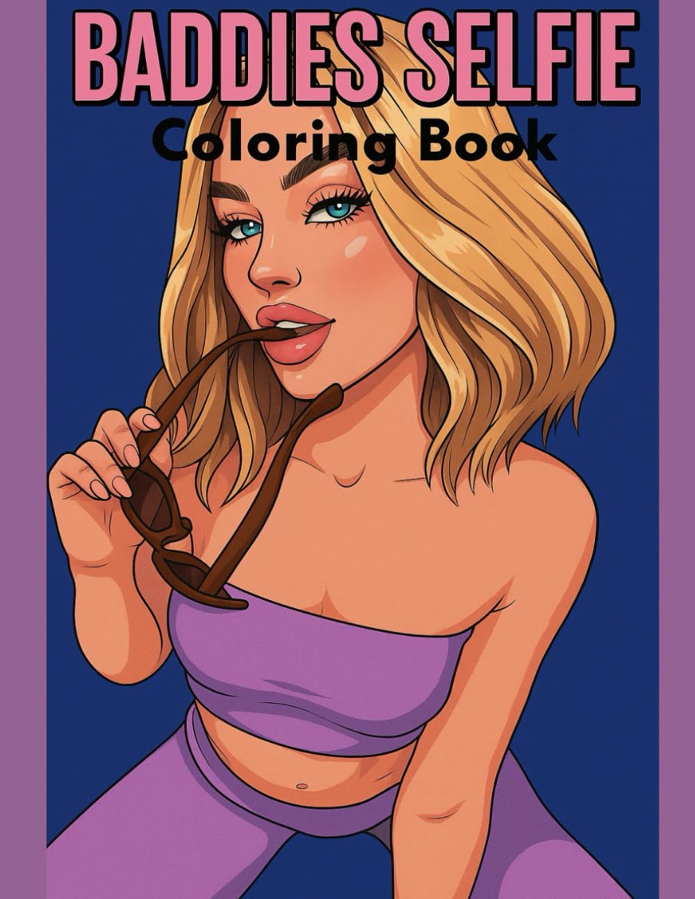 Baddies Selfie Coloring Book: A Chic Coloring Experience for Confident Queens