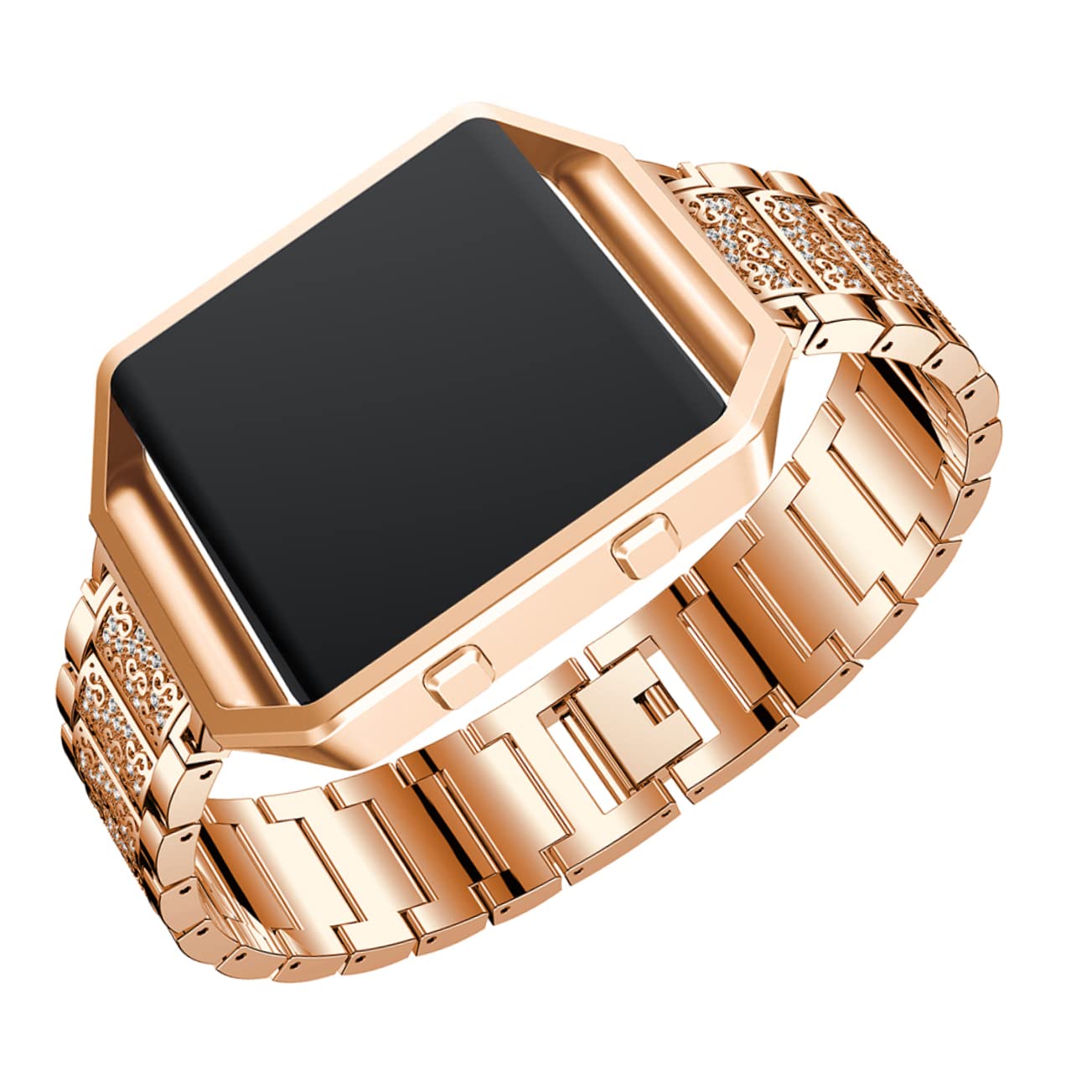 Hemobllo 3 Pièces Montre Femme Correa Para Mujer Bracelet Montres Pour Femmes Dames Bracelets e Coque De Protection Bandes De Poignet Pour Femmes De e En Métal