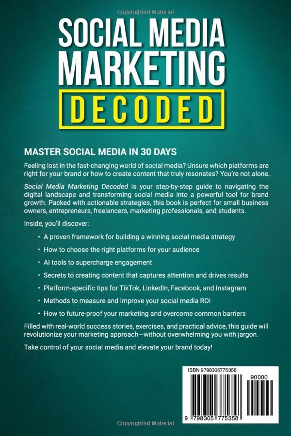 Social Media Marketing Decoded: Step-by-Step Strategies to Boost Your Online Presence, Increase Brand Awareness, and Drive Engagement - Image 2