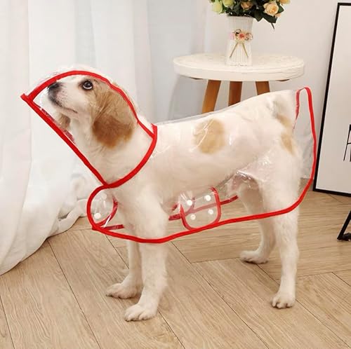 Miniatura 5 de Impermeable para mascotas, impermeable para perros pequeños, impermeable, para cachorros, ropa impermeable transparente para perros pequeños, gatos