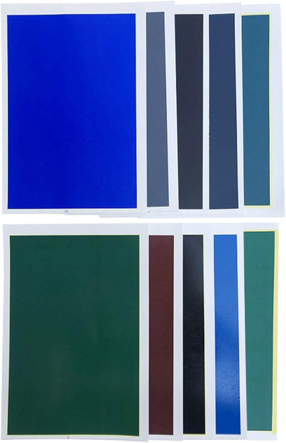 Jadeshay 10pcs Laser Engraving Marking Paper, 39x27cm Coloring Transfer Sheets for Ceramics, Stone, Acrylic, Glass, Laser Coloring Film for Non-Metallic Materials