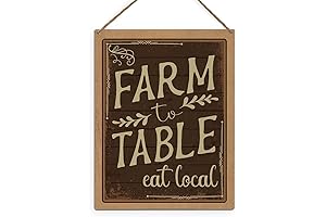 Farm to Table Eat Local Sign